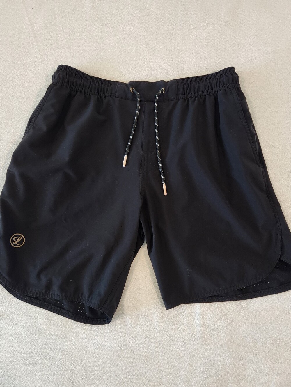 Men's Legends Luka Black Athletic Shorts w/ Liner - Medium 7” Inseam